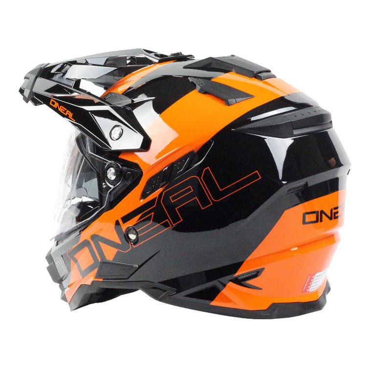 ONEAL SIERRA DUAL PURPOSE MOTORCYCLE ADVENTURE HELMET ORANGE