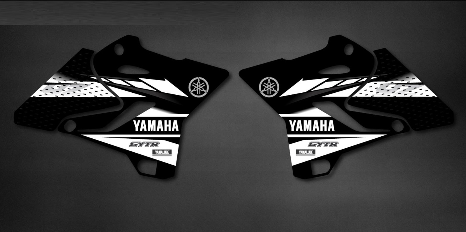 GRAPHICS KIT YAMAHA YZ250 YZ125 2017 BLACK SUITS 2015 2016 2017 TWO