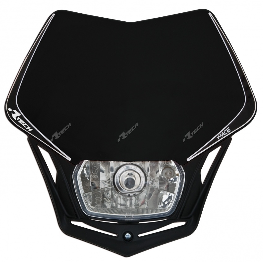BETA 350 RR RACETECH UNIVERSAL VFACE ENDURO HEADLIGHT BLACK Racetech