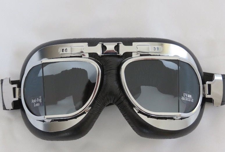 red aviator goggles
