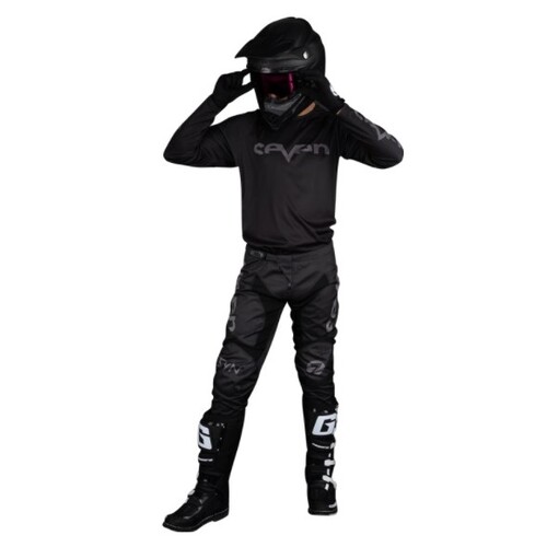 Seven Vox Staple MX Motocross Youth Jersey & Pants Set Black