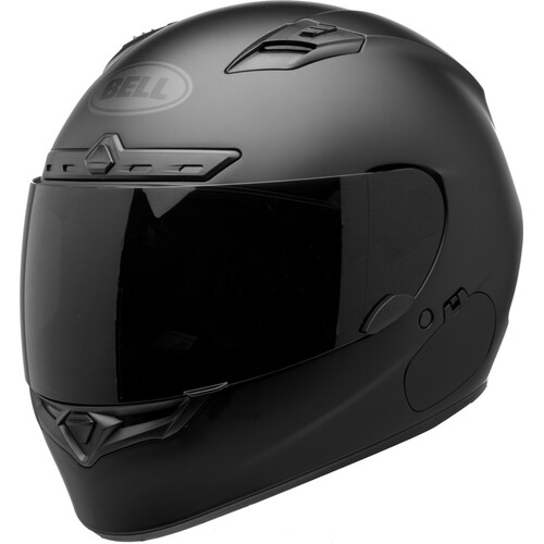 Bell Qualifier Blackout Deluxe Matte Black Road Helmet With Tinted Visor