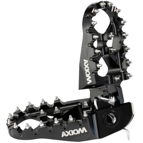 Beta RR 200 2T 2019 Axiom SX-3 Wide Alloy MX Footpegs Black