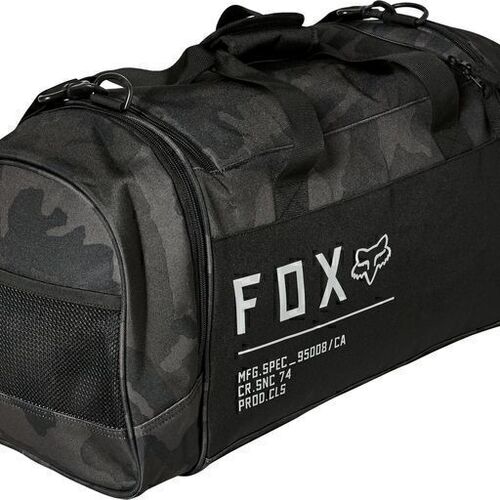 Fox MX24 180 Camo Duffle Bag MX Gear Bag Black