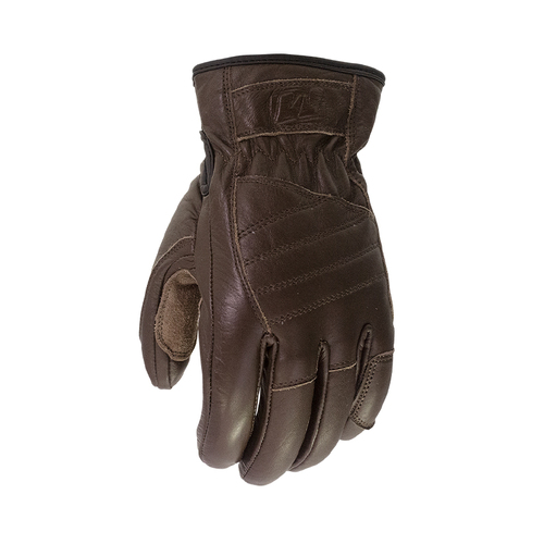 Motodry Classic Leather Summer Motorcycle Gloves Brown
