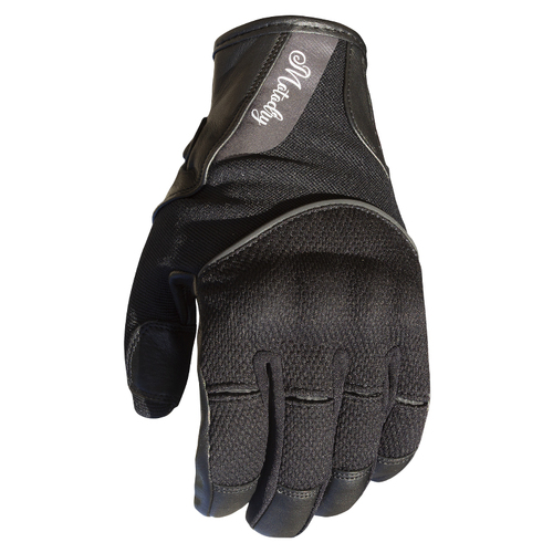 Motodry Star Ladies Motorcycle Summer Gloves Black