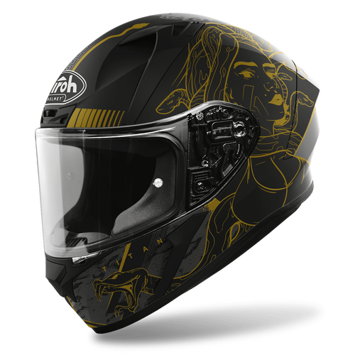Airoh Valor Titan Gold Black Matt Motorcycle Road Helmet