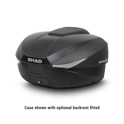 Shad SH58X Universal Expandable Motorcycle Top Box 58L Black