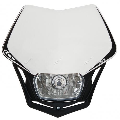 Kawasaki KLX450 Racetech Universal V-Face Enduro Headlight White 