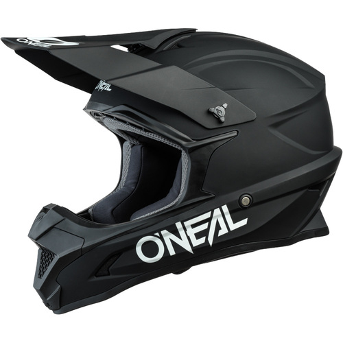 Oneal Series 1 Solid Black MX Motocross Helmet
