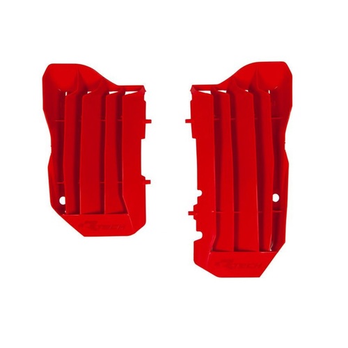 Honda CRF450R 2017 - 2018 Rtech Red Oversize Radiator Louvres Protectors 