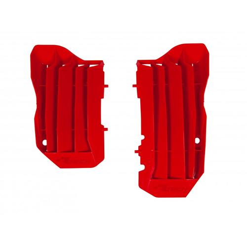 Honda CRF450R 2017 - 2018 Rtech Red Oversize Radiator Louvres Protectors 
