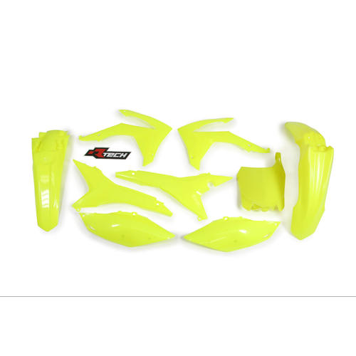 Honda CRF450R 2013 - 2016 Racetech Plastics Kit Neon Yellow 
