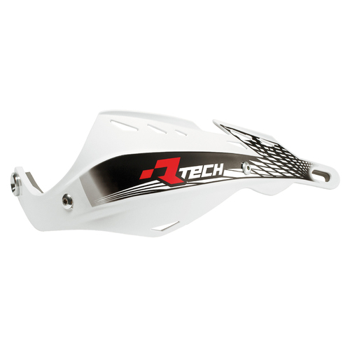 HAND GUARDS RTECH GLADIATOR ALU (MOUNT KIT NOT INCLUDED) WHITE