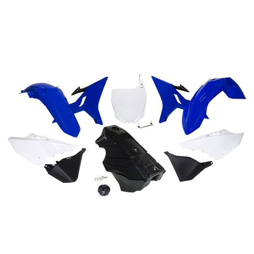 Yamaha WR250 2T 2021 - 2022 Racetech Blue White Revolution Plastics Kit