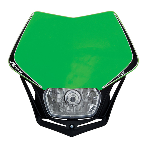 Racetech Enduro Halogen Headlight Green