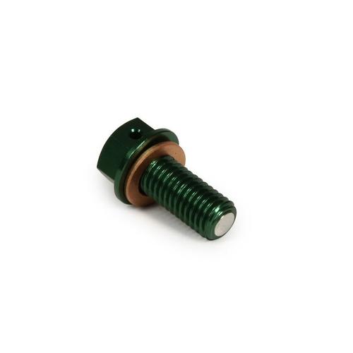 RHK Red Magnet Sump Drain Plug Kawasaki KLX450 08-15 KX450F 06-15 Green