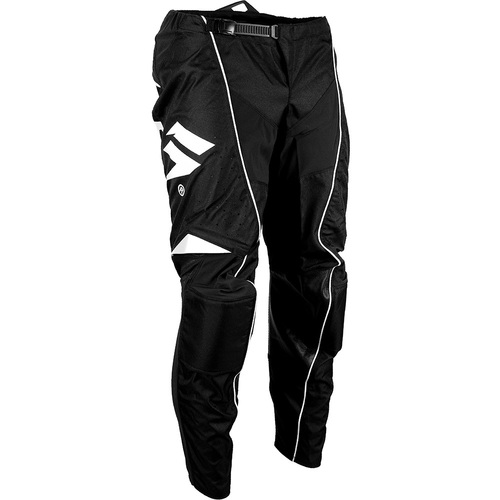 Shift MX22 White Label Rokr MX Motocross Pants Black White