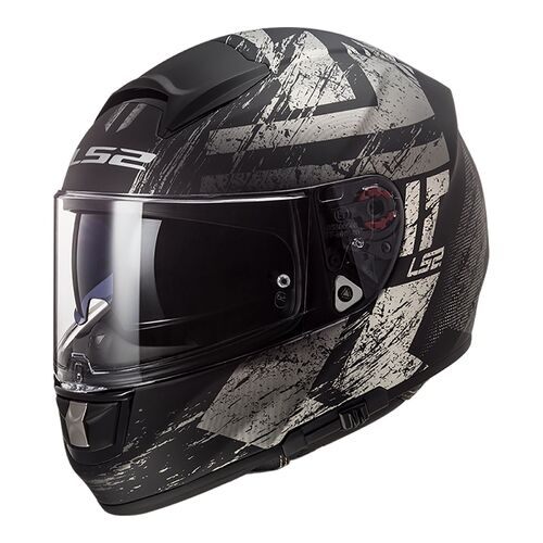 LS2 Helmet FF397 Vector Evo Hunter Matte Black/Titanium