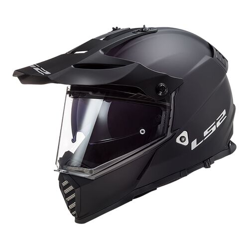 LS2 Helmet MX436 Pioneer Evo Solid Matte Black