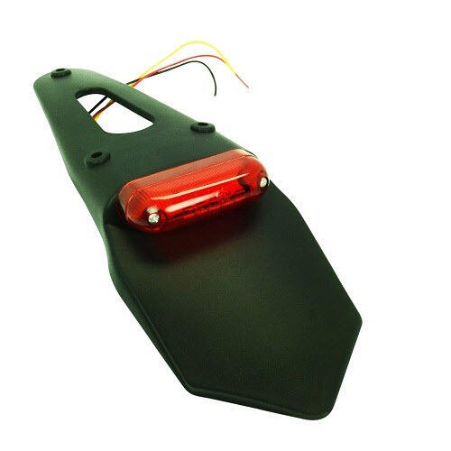SUZUKI DR650 UNIVERSAL ENDURO LED TAIL LIGHT REGO PLATE HOLDER MCS