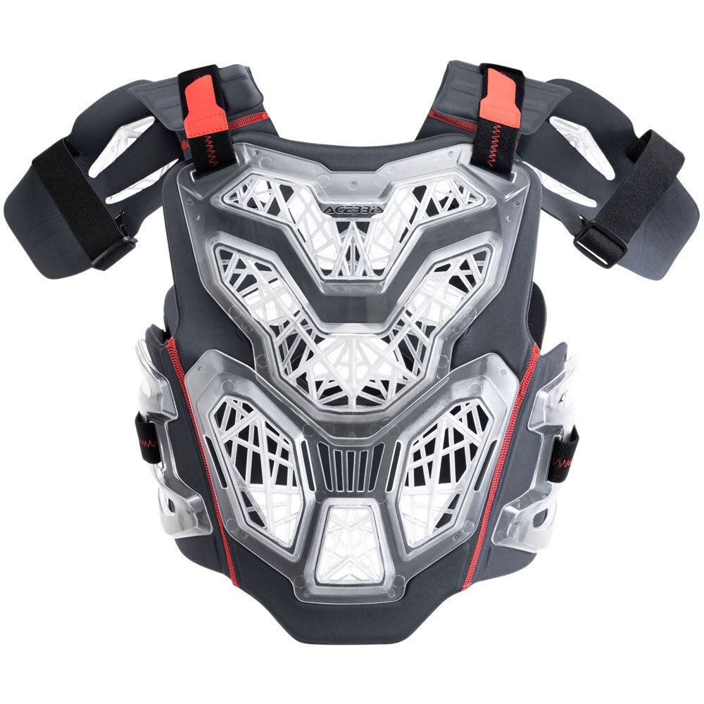 Acerbis Junior Kids MX Motocross Body Armour Black/Clear