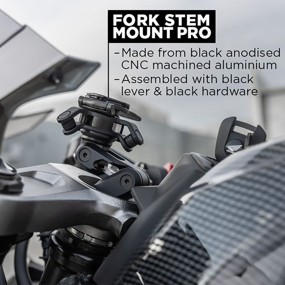 Quad Lock Motorcycle Fork Stem Phone Mount Pro