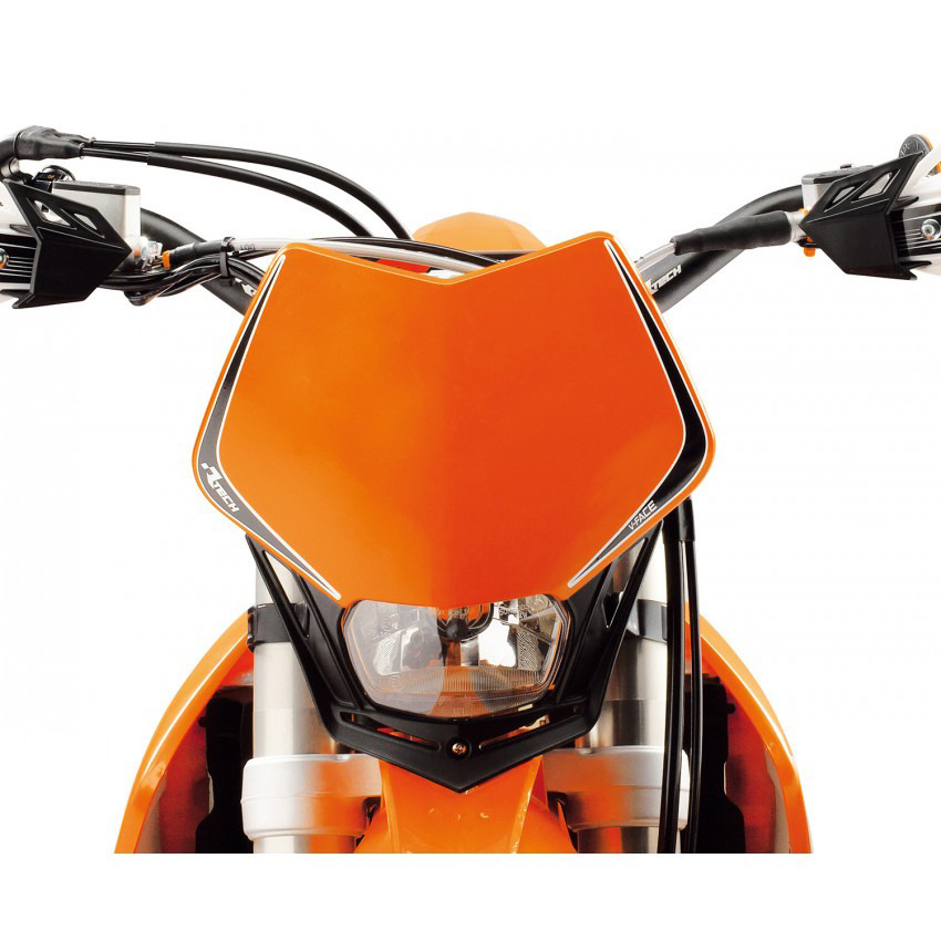 KTM 125 EXC RACETECH UNIVERSAL VFACE ENDURO HEADLIGHT ORANGE Racetech