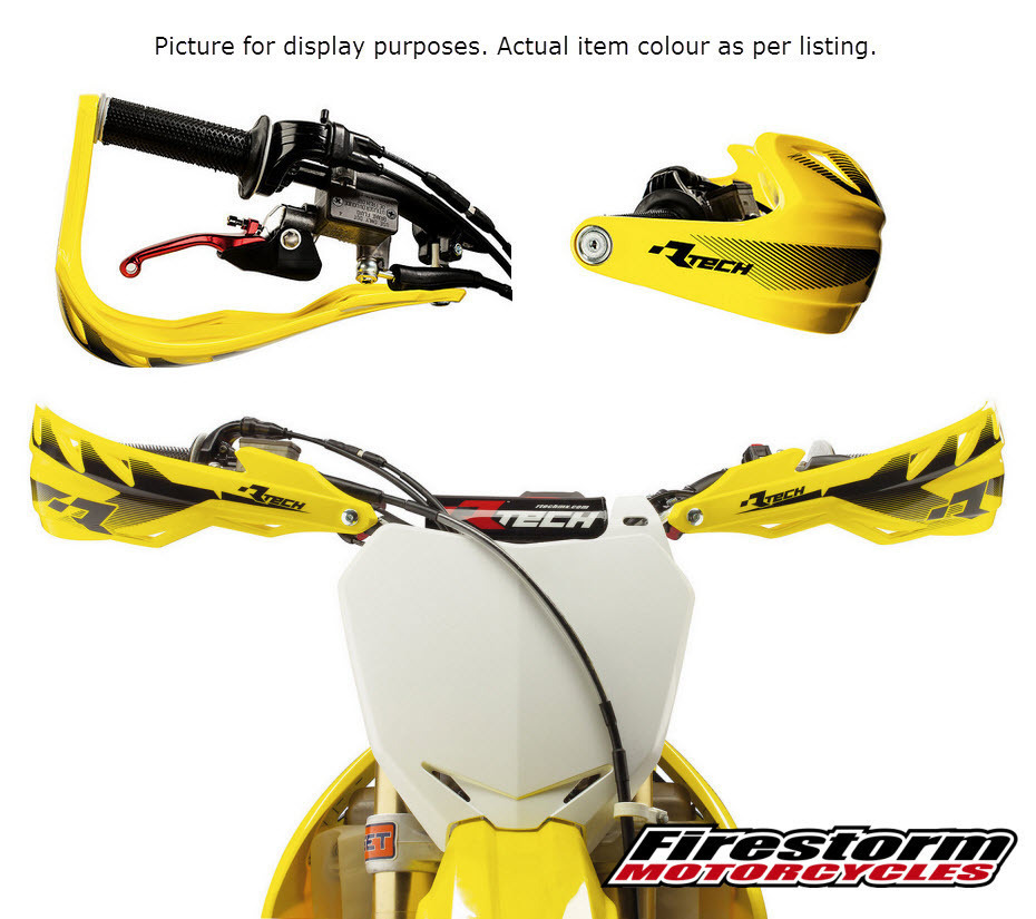 Suzuki DRZ400E Rtech Enduro Handguards Raptor Hand Guards White