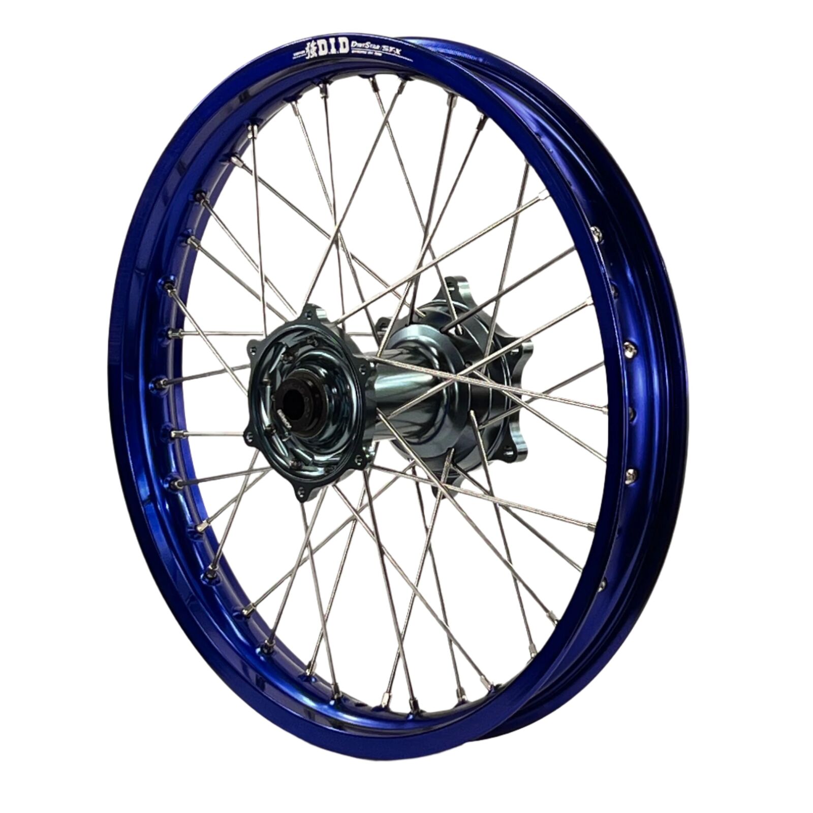 KTM 450 XCF-W 2024-2025 Envy / DID Wheel Set Pair 21/18 Blue Rims Titan ...