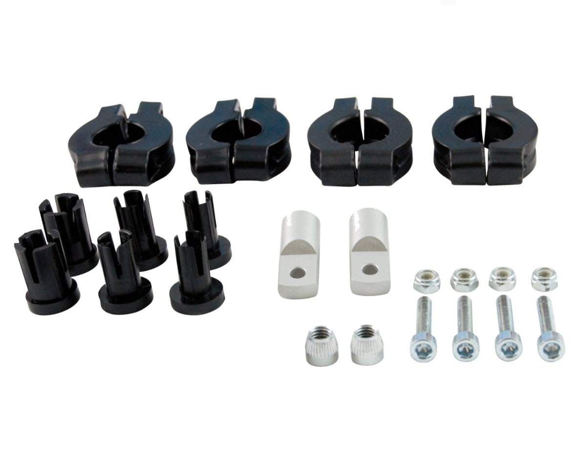 Honda XR250R Racetech Enduro Handguards Raptor Hand Guards Black