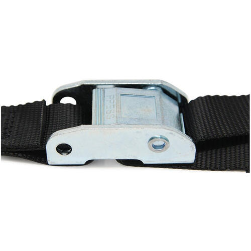 Heavy Duty Motorcycle Tie Downs Handlebar Loop Strap & Snap Hook Black