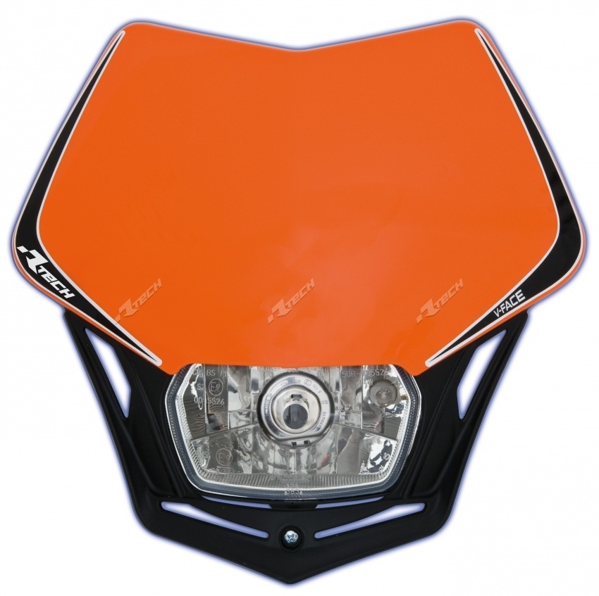 KTM 125 EXC Racetech Universal VFace Enduro Headlight Orange