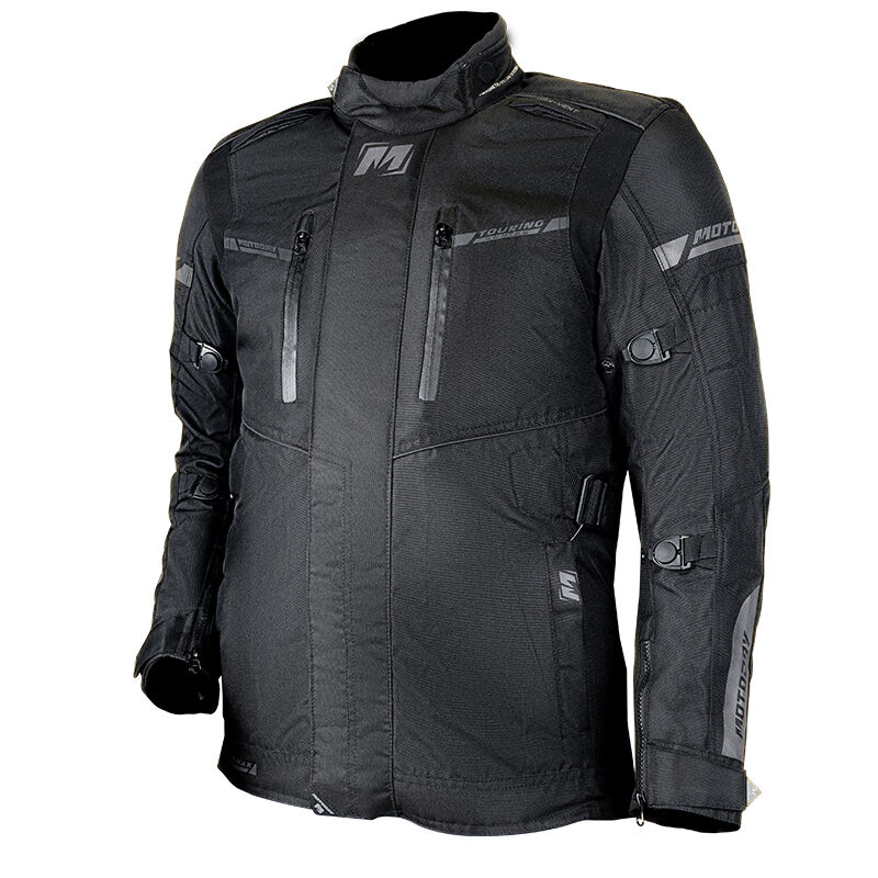 MotoDry Tour-Max black and grey motorcycle touring jacket