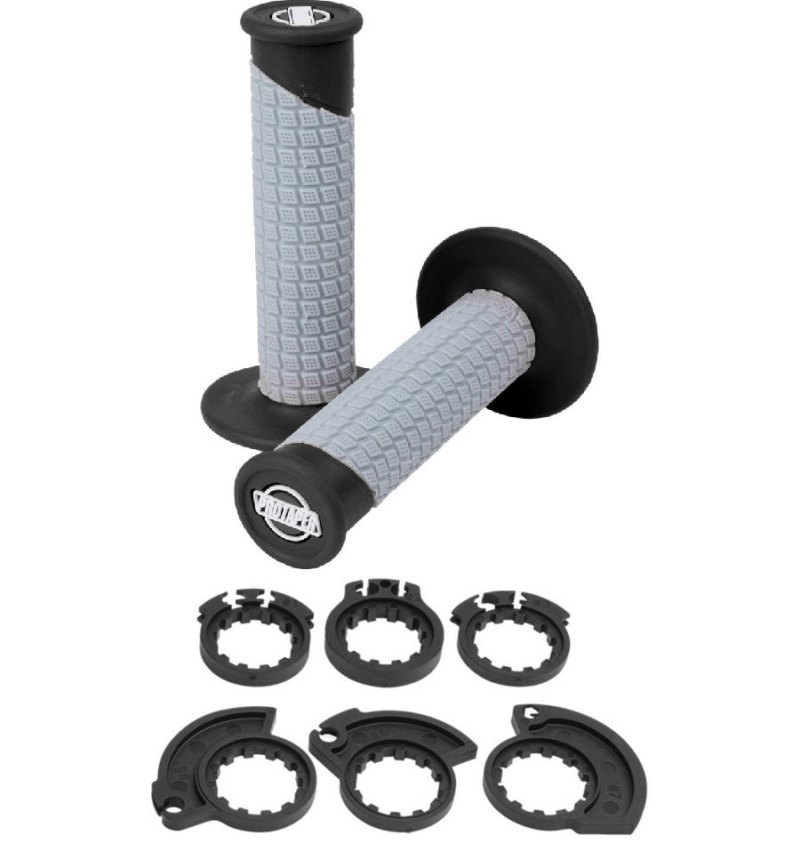 Pro Taper Clamp Lock On Grips Black/Grey Pillow Top