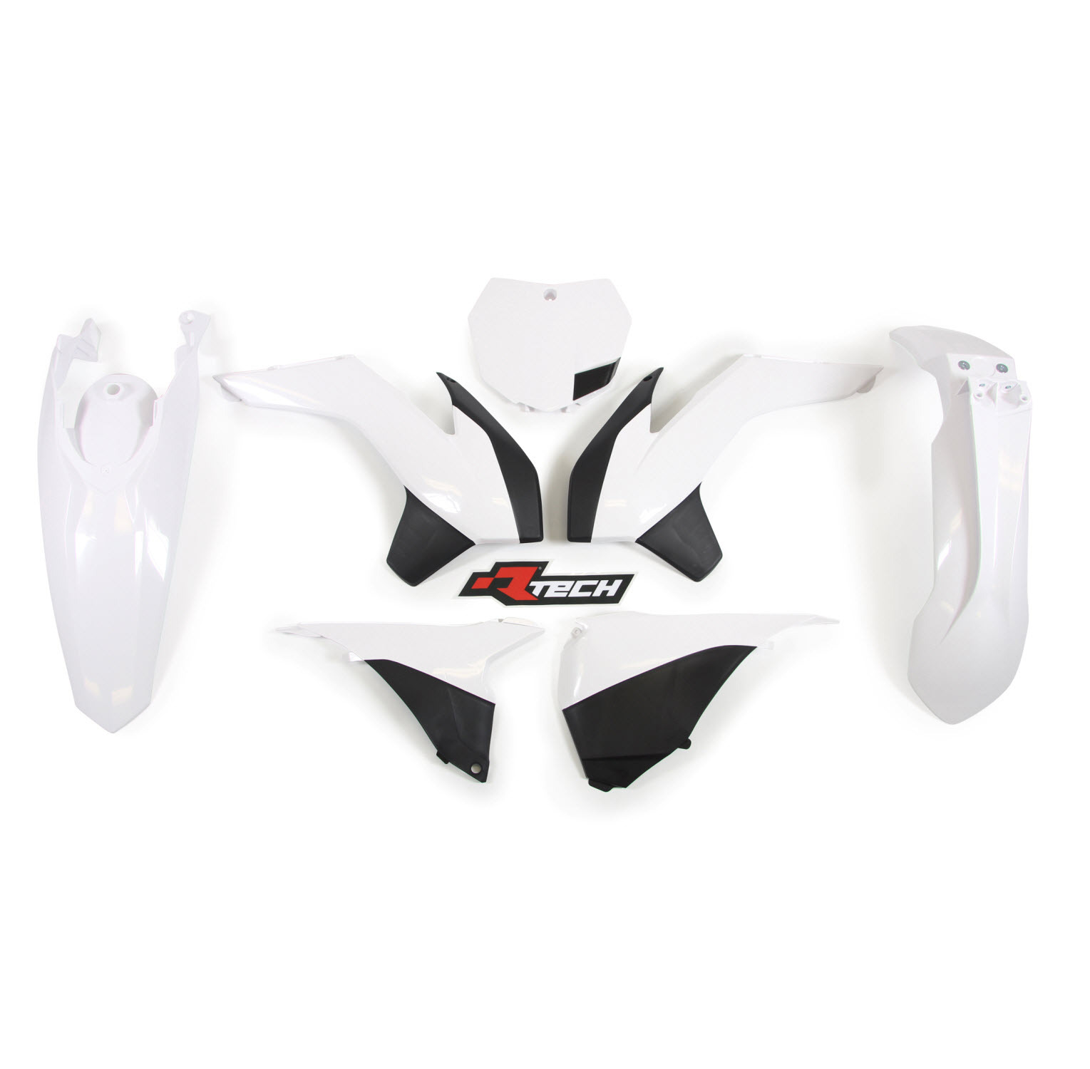 RACETECH WHITE PLASTICS KIT - KTM 350 SX-F