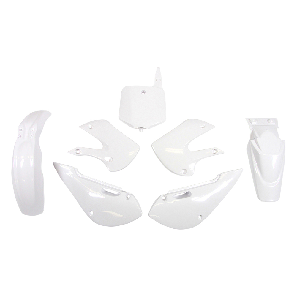KAWASAKI KX65 20012016 RACETECH WHITE PLASTICS KIT KX 65