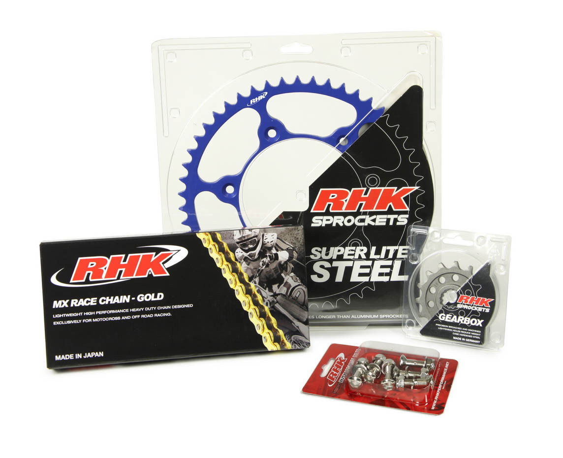 Yamaha YZ450F 2003 2020 15T/52T RHK MX Chain & Sprocket Kit