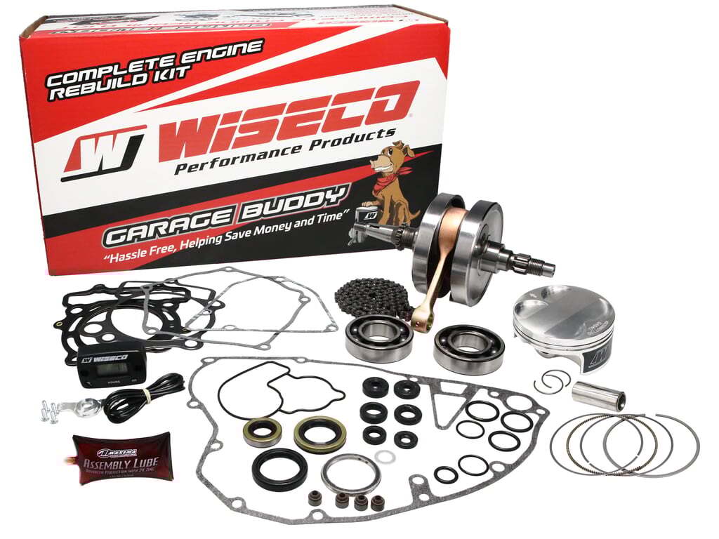 Engine Rebuild Kit Kawasaki KX250F 2006-2008 Con Rod Piston Gaskets - Foto 7