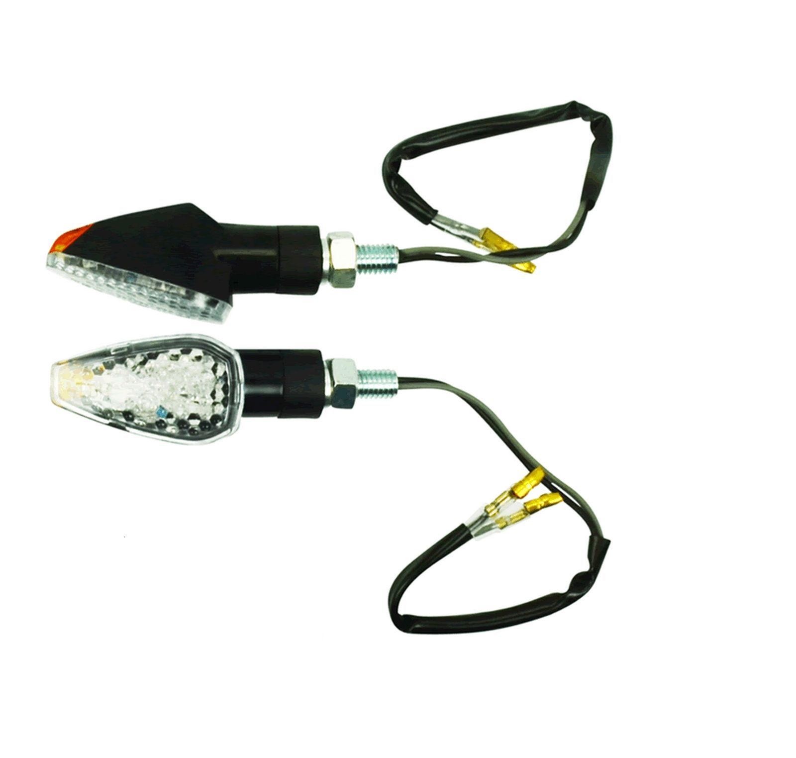 Pair Led Motorcycle Indicators Honda Yamaha Suzuki Kawasaki Blinkers