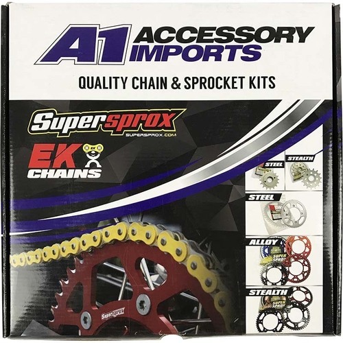 CF-Moto 650MT 2017-2023 Supersprox Chain & Sprocket Kit 15t/46t Steel Silver Rear