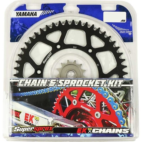 KTM 125 XC 2023 Supersprox Chain & Sprocket Kit 13t/51t Aluminium Black Rear