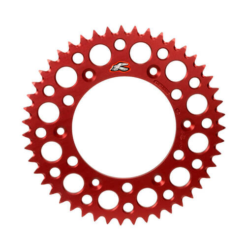 Honda CR250R 1990-1991 Renthal Red Ultralight 51t Rear Sprocket Aluminium