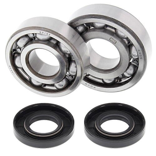 Kawasaki KX125 1985-1987 Main BeaRings & Crank Seal Kit All Balls