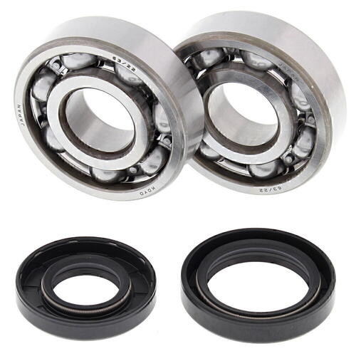 Yamaha YZ125 2001-2004 Main BeaRings & Crank Seal Kit All Balls