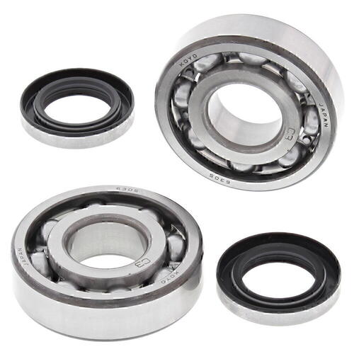 Kawasaki KDX200 1983-1990 All Balls Motorcycle Crankshaft Main Bearing & Seal Kit