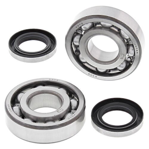Kawasaki KDX200 Comp 1989-1990 All Balls Motorcycle Crankshaft Main Bearing & Seal Kit