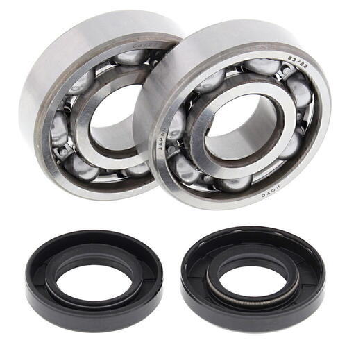 Yamaha YZ125X 2020-2025 All Balls Motorcycle Crankshaft Main Bearing & Seal Kit