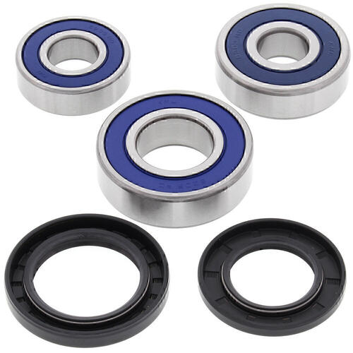 Kawasaki EX250 Ninja 250R 2008-2012 All Balls Motorcycle Rear Wheel Bearing and Seal Kit 