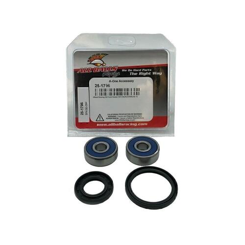 Honda CB125E 2012-2020 Front Wheel Bearing Kit With Seals All Balls